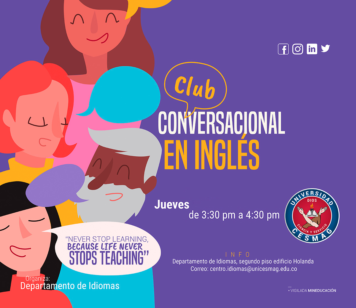 Club conversacional en Inglés - 2023