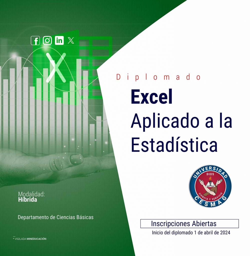 Diplomado en Excel aplicado a la estadística UNICESMAG